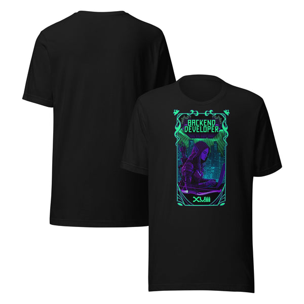 Backend Developer Fantasy Archer - Code from the Shadows T-Shirt - Emergence Forge