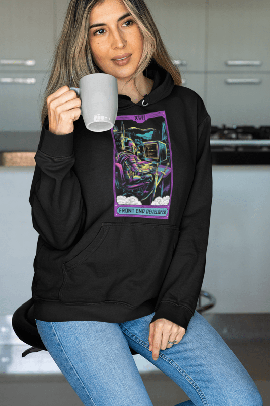 Fantasy Front End Developer Warrior Hoodie - Emergence Forge