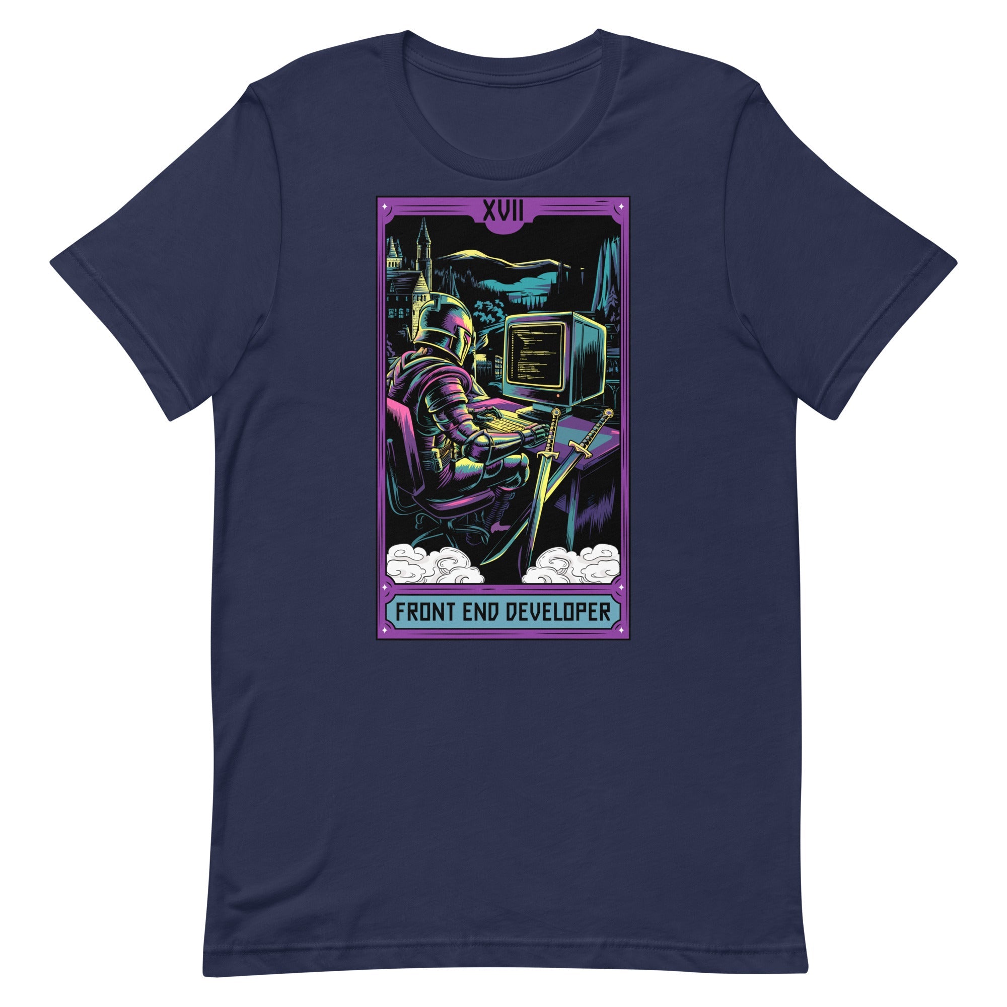 Fantasy Front End Developer Warrior T-Shirt - Emergence Forge