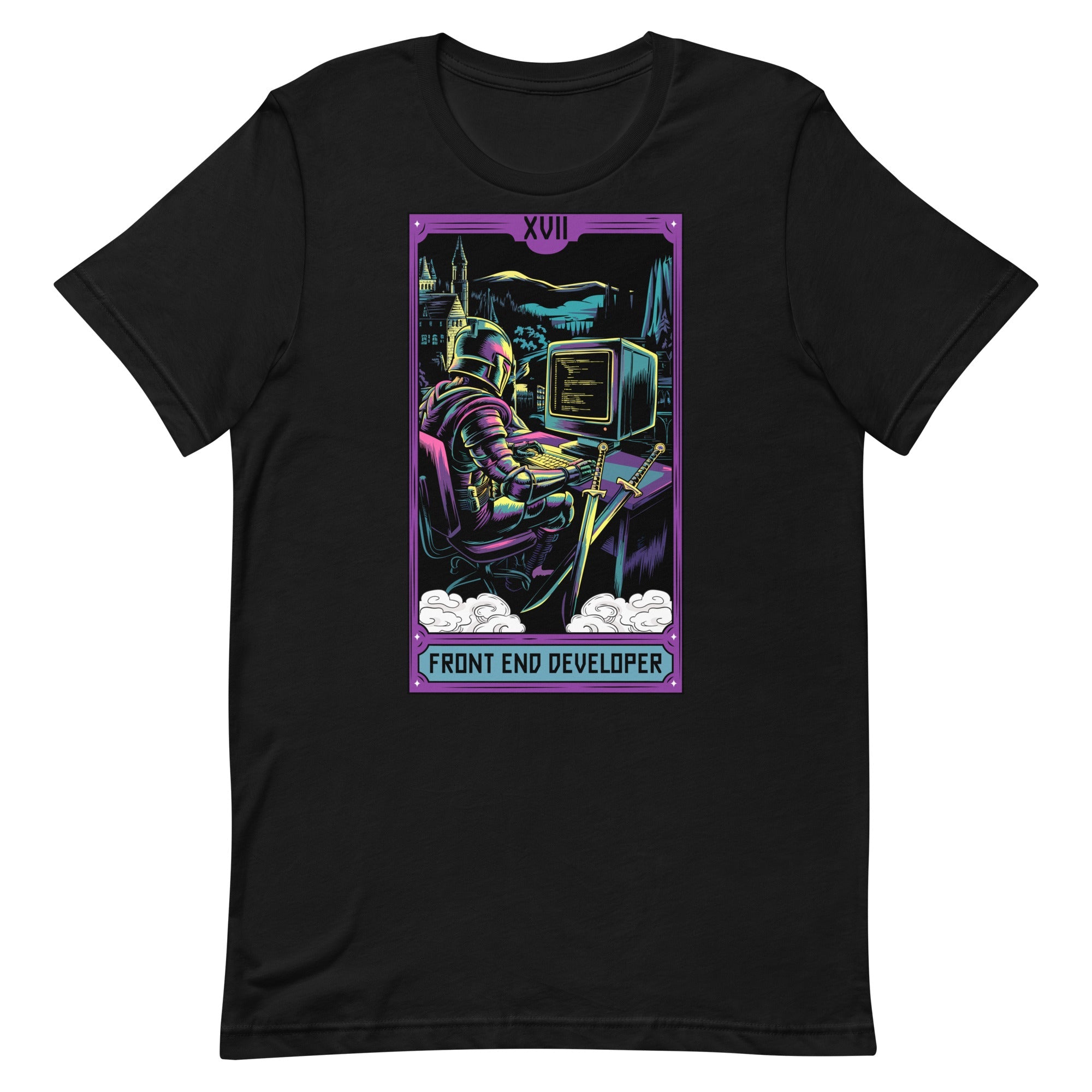 Fantasy Front End Developer Warrior T-Shirt - Emergence Forge