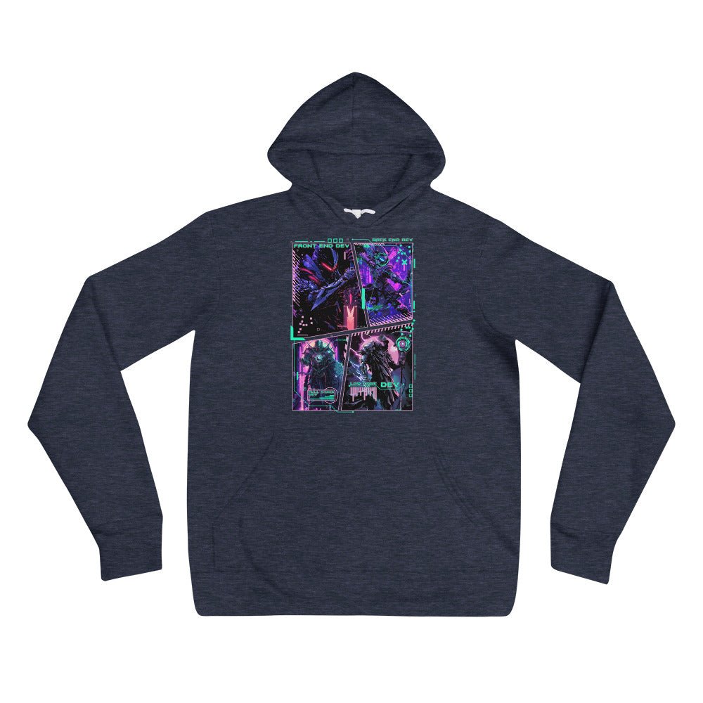 Fantasy Programmer Squad Collage Art Hoodie - Emergence Forge