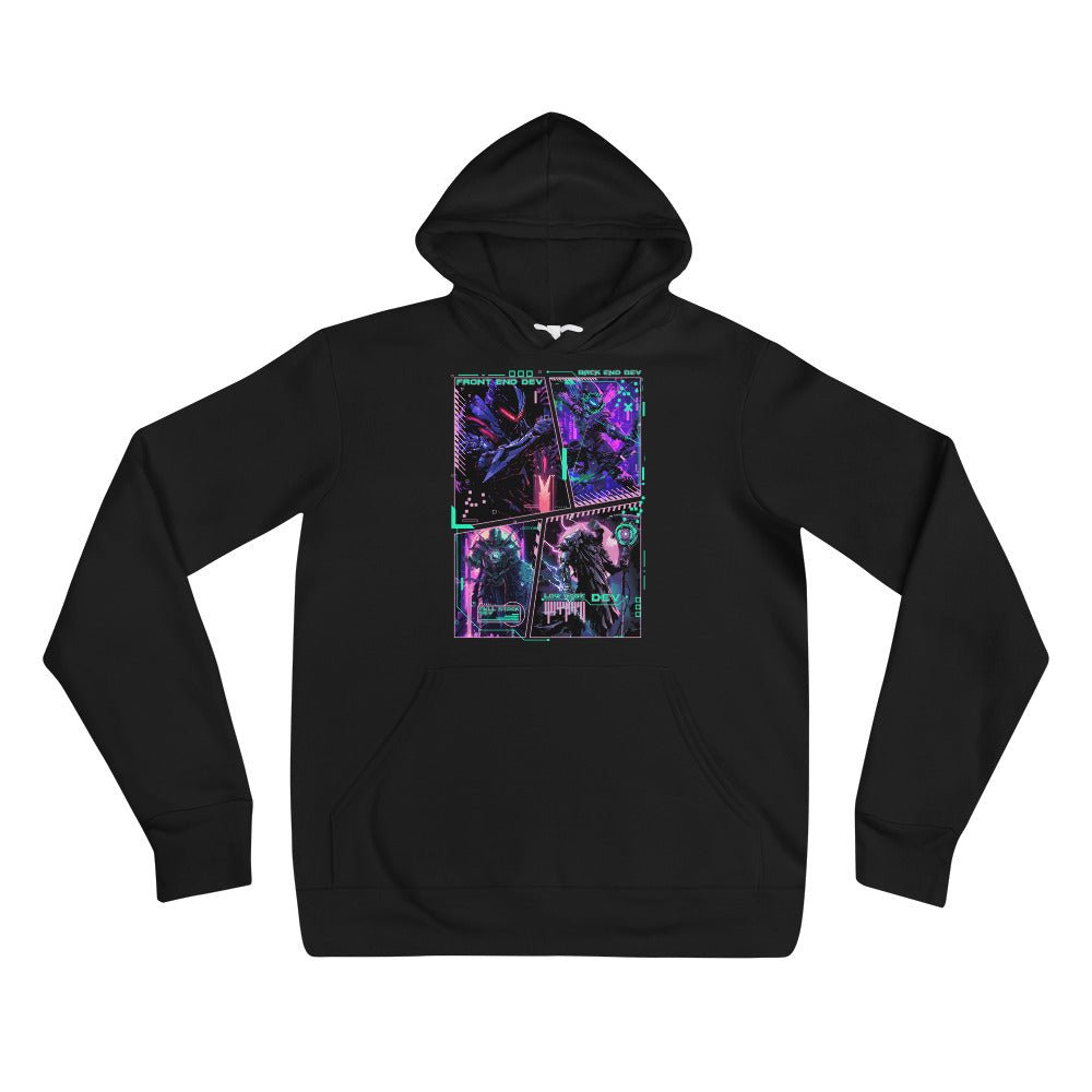 Fantasy Programmer Squad Collage Art Hoodie - Emergence Forge