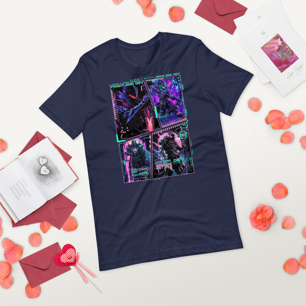 Fantasy Programmer Squad Collage Art T-Shirt - Emergence Forge