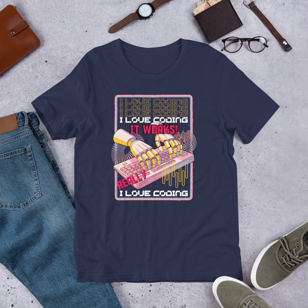 I Really Love Coding T-Shirt - Emergence Forge