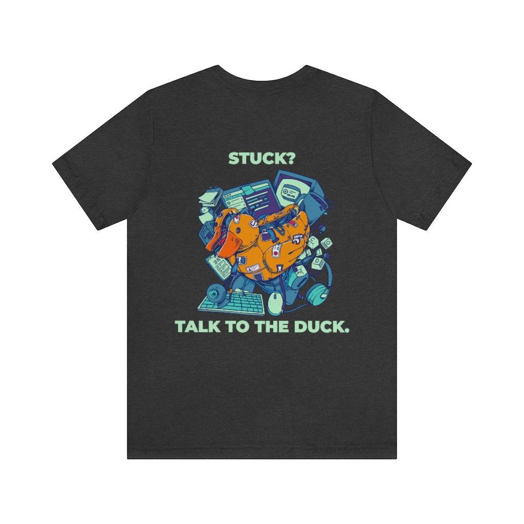 🦆 Debug with the Cyber Duck! T-Shirt - Emergence Forge