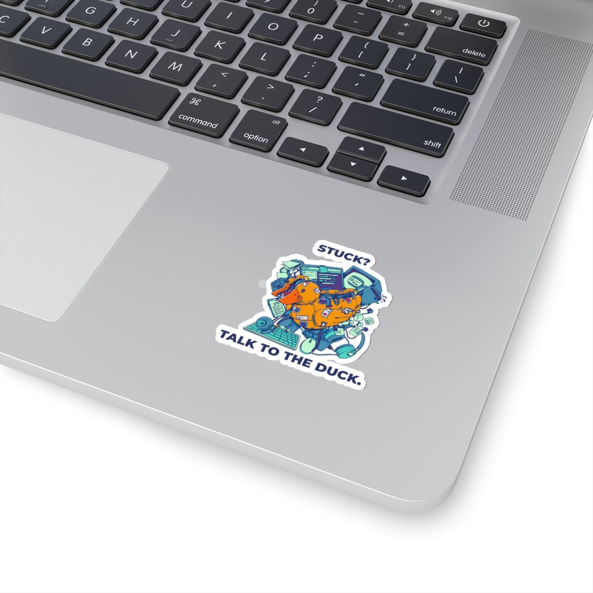 Stuck Debugging? Talk to the Cyber Duck Sticker™ - Emergence Forge