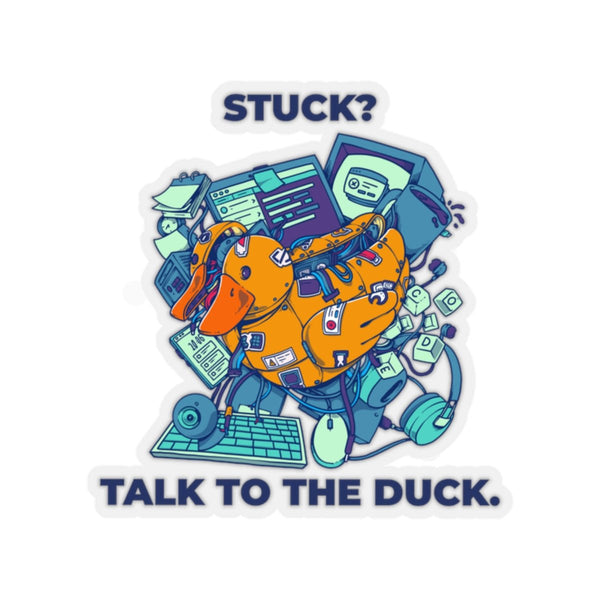 Stuck Debugging? Talk to the Cyber Duck Sticker™ - Emergence Forge